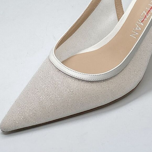 Stuart Weitzman Slingback Pointed Toe Pumps size 9 - Picture 8 of 11